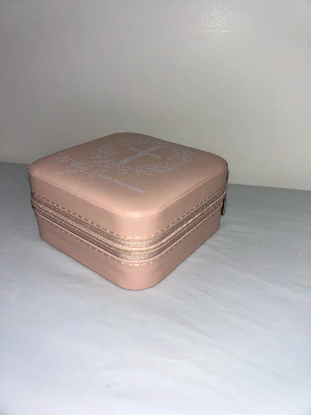 First Holy Communion Keepsake Box - Blush Pink